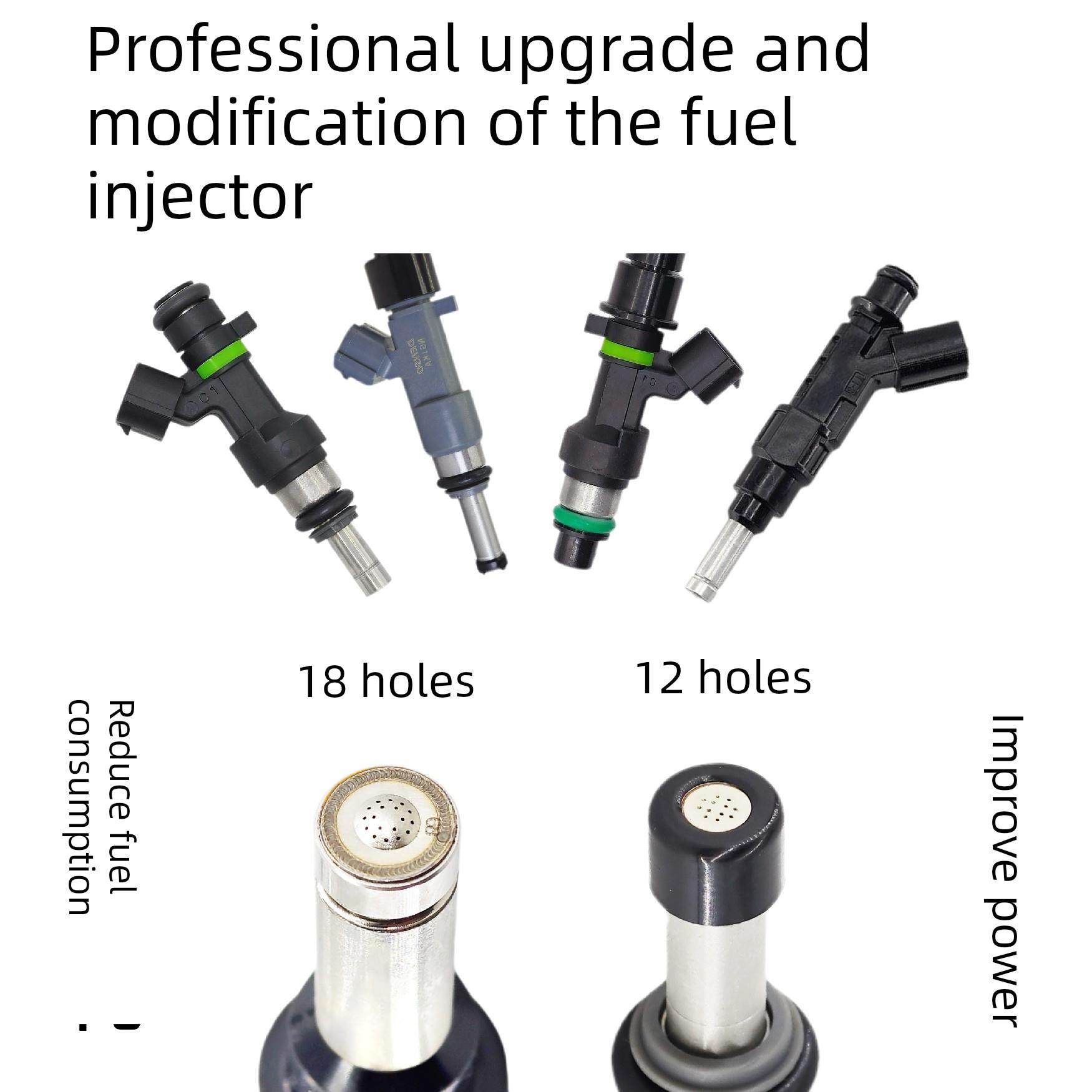 改良的18孔喷油器，升级的12孔喷油器，提高动力，降低油耗，进口