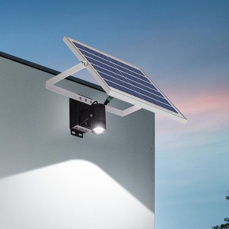 太阳能壁灯超亮投光灯大功率投射灯新农村家用照明路灯户外庭院灯