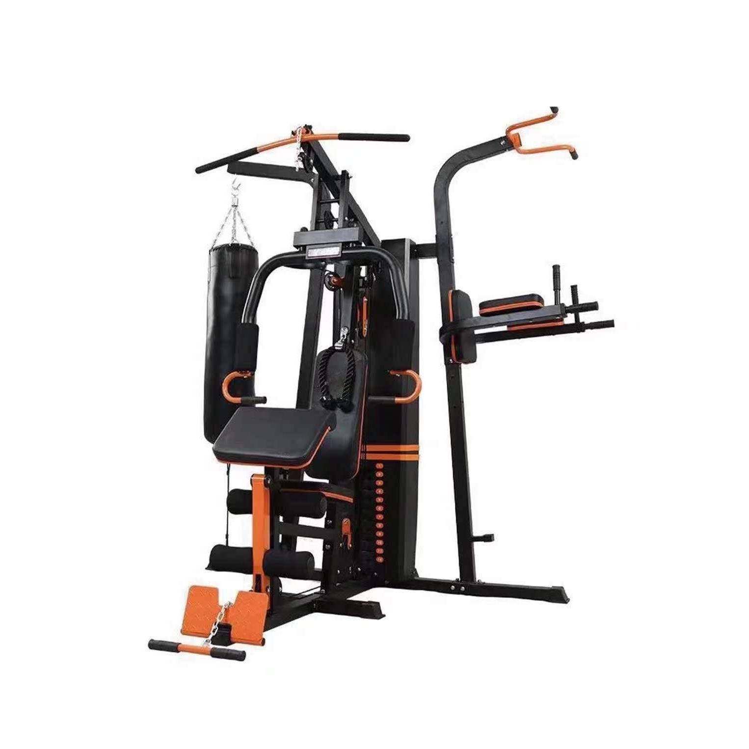 三人站综合训练器多功能组合训练器材健身器械综合训练器械