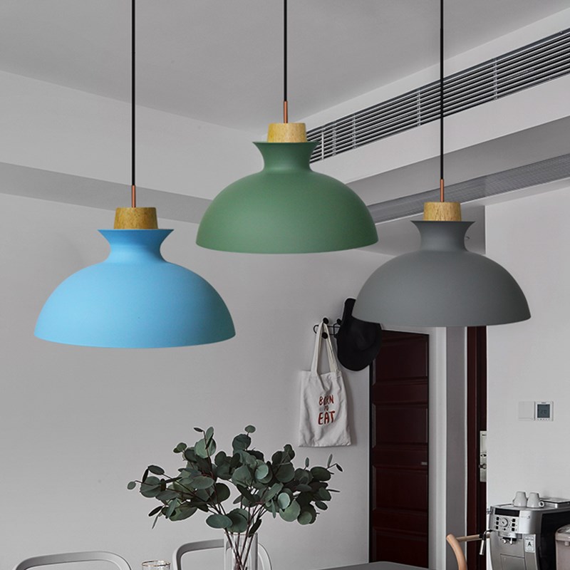 复古工业风锅盖吊灯个性餐厅饭店咖啡厅奶茶店店铺酒吧台单头灯罩