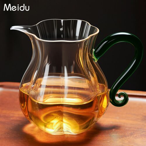 公道杯泡茶过公杯分茶器功夫茶具硼硅茶漏