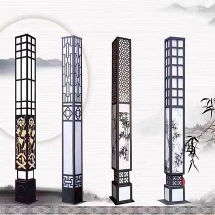 户外3米庭院灯方灯小区花园广场防水led路灯方形3.5太阳能景观灯