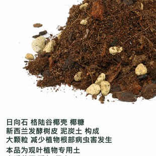 溪石高级观叶植物专用培养土有机营养土白龟背竹花烛保水透气健根