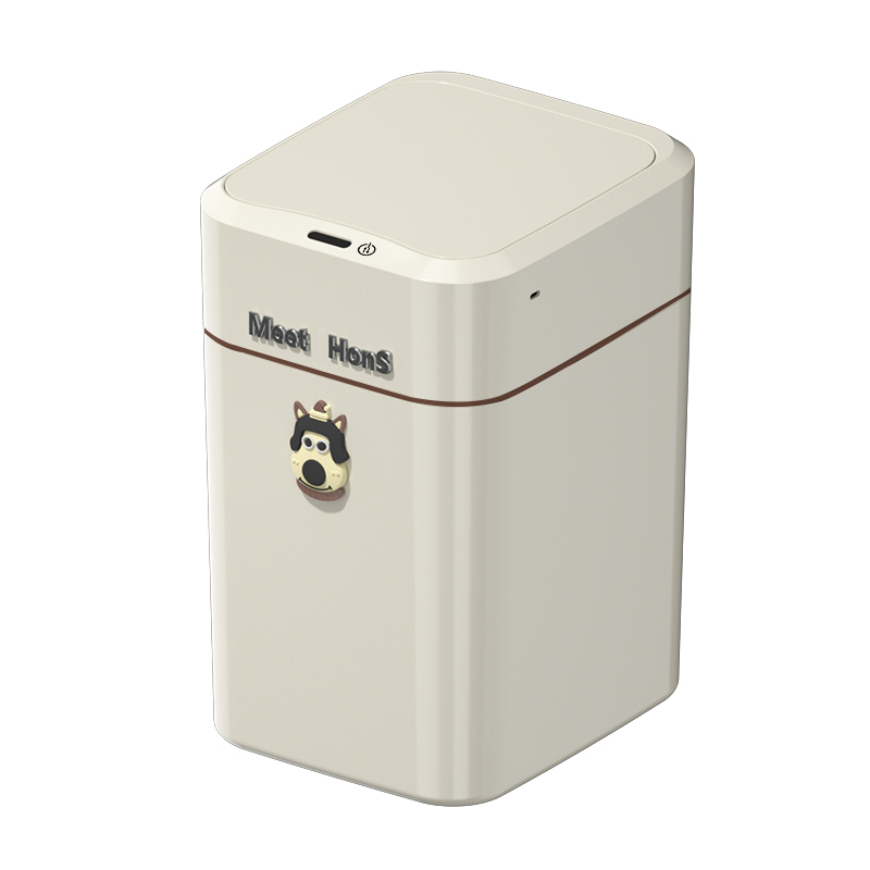 智能垃圾桶家用2023新款客厅轻奢带盖感应自动套袋厕所卫生间电动