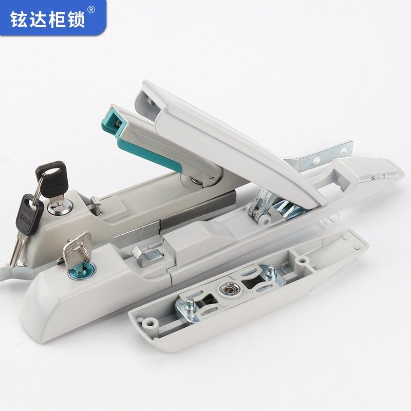 威图柜平面锁MS867-9配电箱PSTS九9折十六折柜门天地锁16折连杆锁