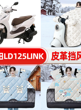 适用本田LD125LINK踏板摩托车挡风被25新款冬挡风罩防雨装饰配件