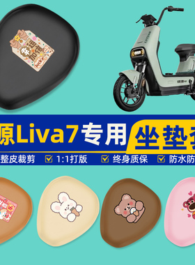 绿源Liva7电瓶车电动车座套坐垫套坐套罩防水防晒改装饰配件大全