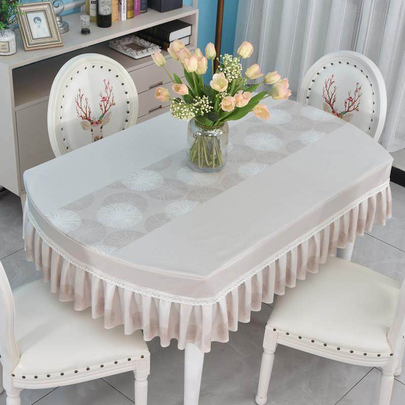 2025新款简约桌布防水防油免洗椭圆形餐桌布茶几折叠桌桌布垫定制,居家布艺,桌布,淘宝优惠券,粉丝福利购,淘宝优惠卷