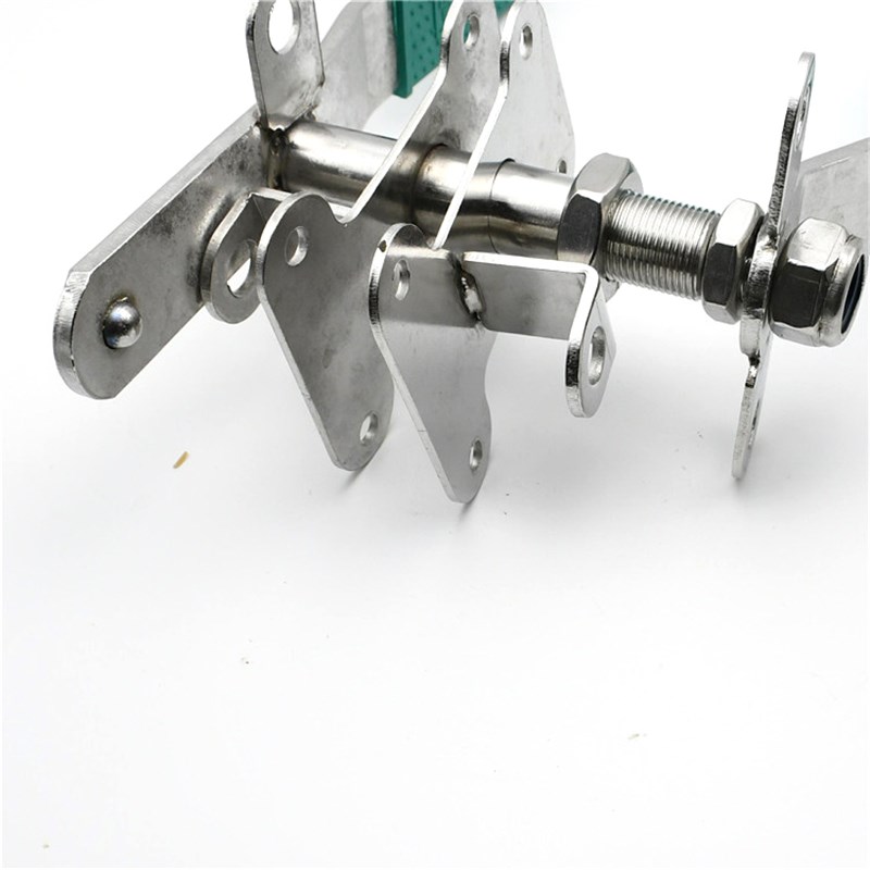 304不锈钢工业设备门拉手压紧式猪舍门锁扣食品机械旋转门把手