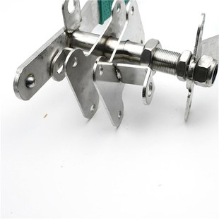 304不锈钢工业设备门拉手压紧式猪舍门锁扣食品机械旋转门把手