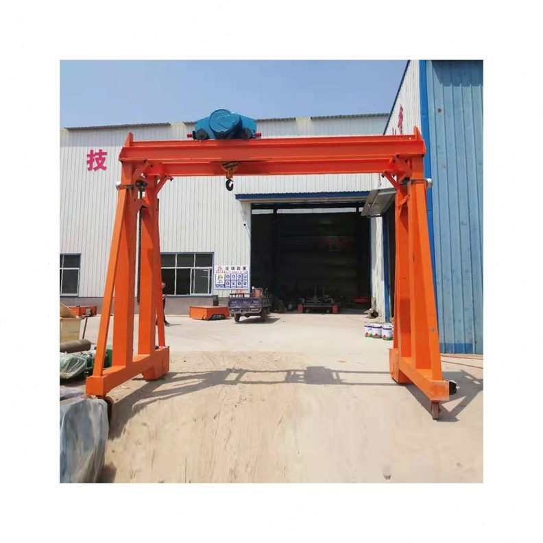 10t可拆卸电动万向龙门架 工地厂房卸货小型门式起重机航吊龙门架