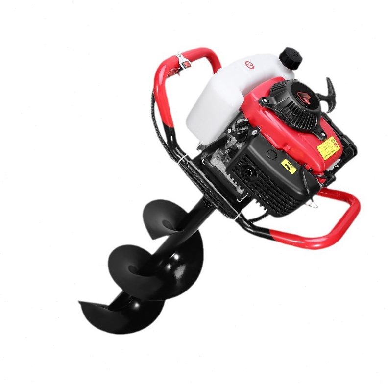 新款地钻挖坑机大功率小型农用汽油机打洞钻孔机果园施种植机