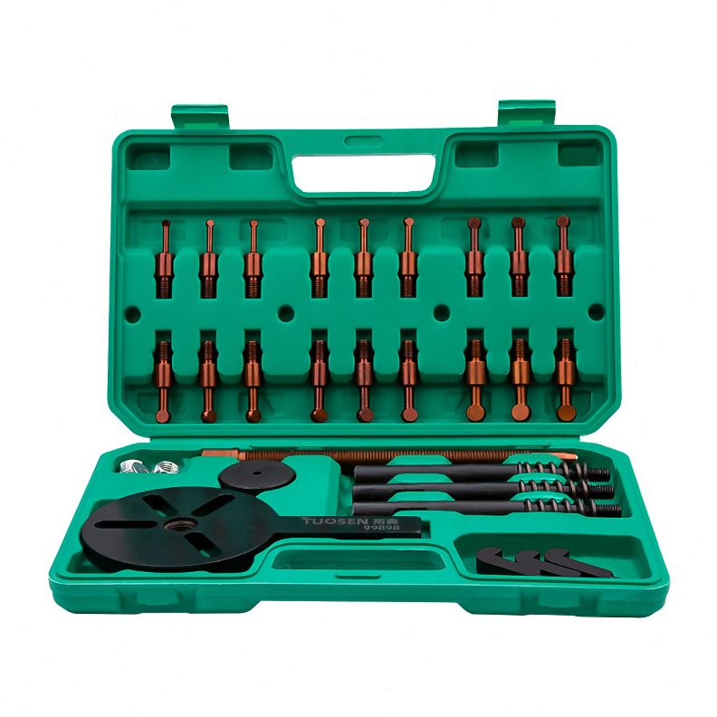 拓森十八合一轴承拉马多能型拆卸工具滑锤红钢换头拉马取出器套装