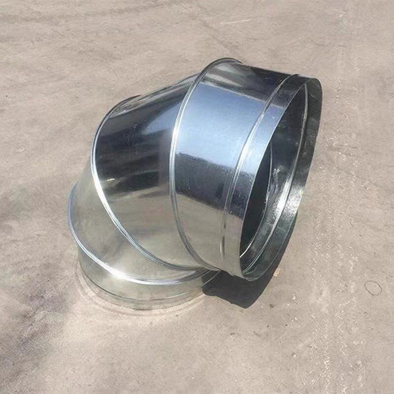 镀锌白铁皮虾米90度弯头风机防雨弯头不锈钢碳钢焊接直角弯头弯管