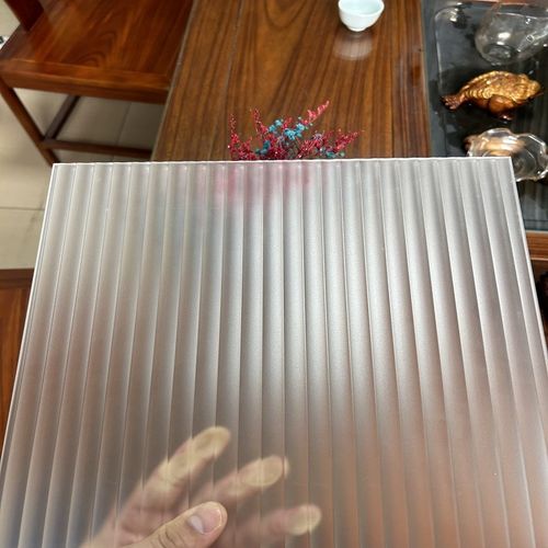 钢化超白油砂艺术玻璃屏风隔断玄关洗手台半墙淋浴室干湿分离