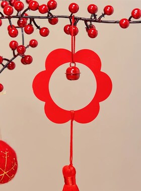 节节高!高级红色福桶装饰 新中式乔迁礼物花束摆件 婚房开业布置