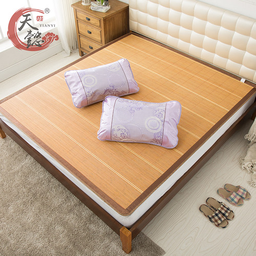 天懿竹席 双面不折叠1.1m/1.2/1.3/1.5/1.8/2米夏天直筒竹凉席子