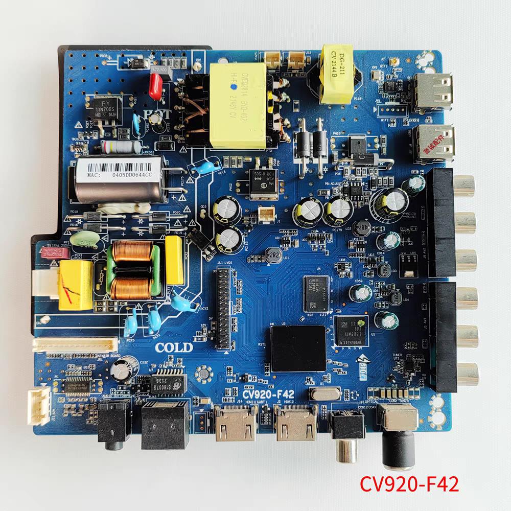 原装金锐显CV920-F42/E42三合一无线网络智能安卓液晶电视主板