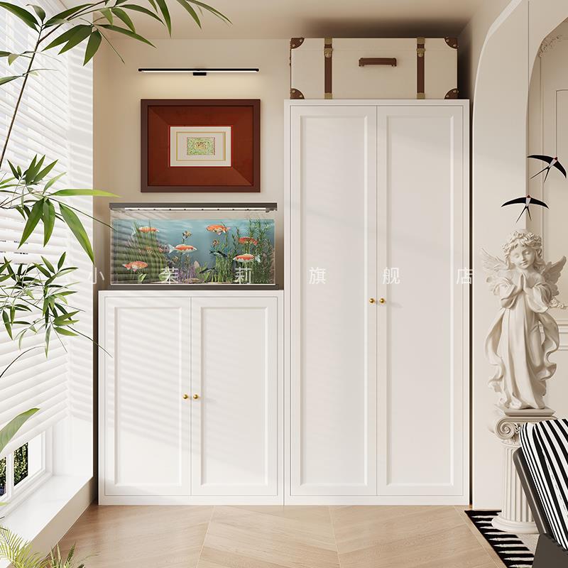 钢制阳台柜储物柜家用洗衣机柜组合窄柜简约防晒阳台置物柜收纳柜