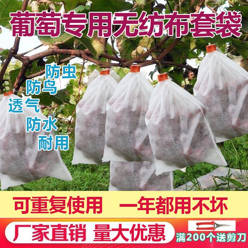 无纺布葡萄套袋水果露天套袋防鸟防虫防水袋子多用途莲雾专用套袋
