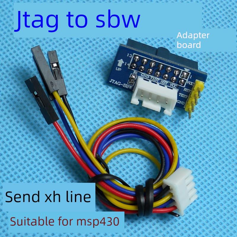 msp430烧写器下载器编程器彷真器转接板JTAG SBW转换器 fet430uif