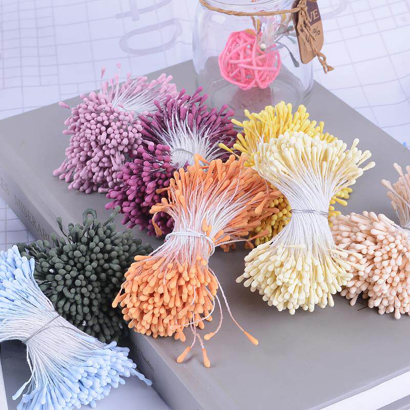 1.5mm彷真亚光花蕊花心花芯 diy手工制作花朵发簪饰品材料配件