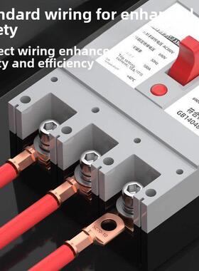 Sc Peep真彩铜鼻线耳冷压端子座加厚铜快速连接器4/6/8/10端子座