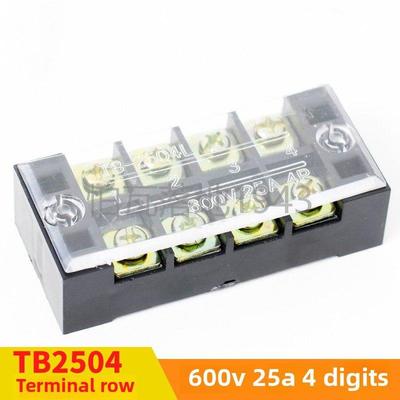 高品质TB-2504 (电流25A) 4位 接线端子 胶木接线排接线板