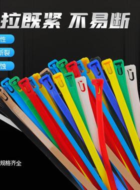 新光可松尼龙扎带5X150毫米8X200黑白可退卸重复利用绑带新品推荐