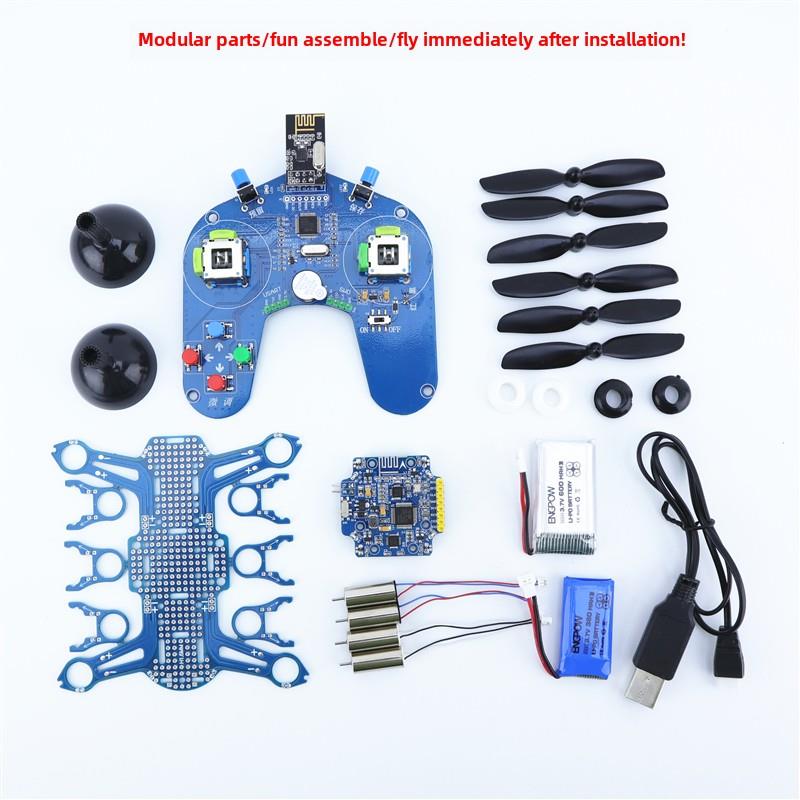 Stm32四旋翼F103C8T6可编程开源四旋翼2.4g遥控飞机开发套件