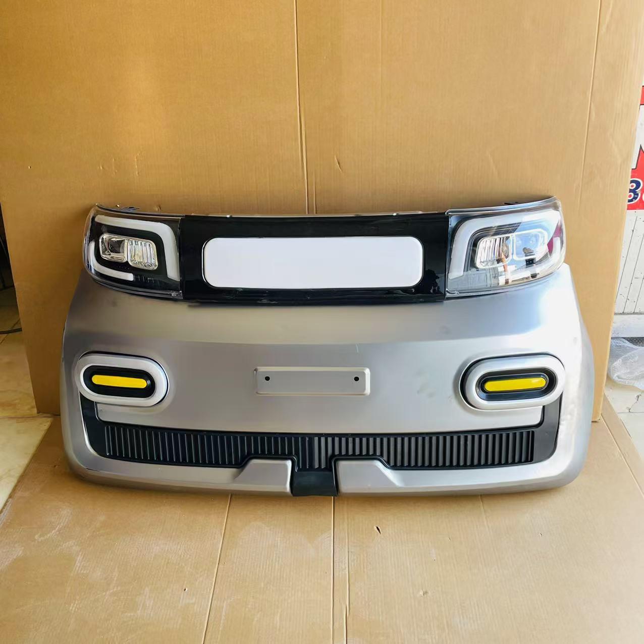 海棠电动四轮车大灯钣金前杠机盖叶子板泥瓦金博丽颖名爵昆鹏俏鸽