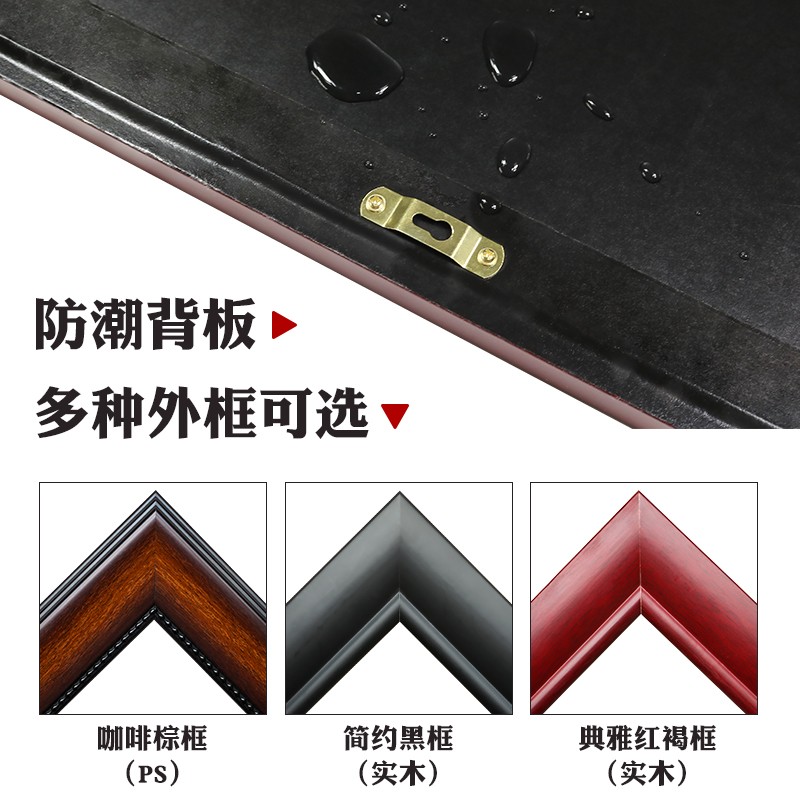 诚信赢天下办公室字画会议室挂画装饰画牌匾壁画书法定制字画装裱