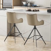 和顿 固定旋转吧台椅7236 餐椅家用高脚椅设计师款