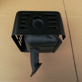 消音器 汽油抽水泵机配件168f 微耕机消声器 抹光机 排气管 170f