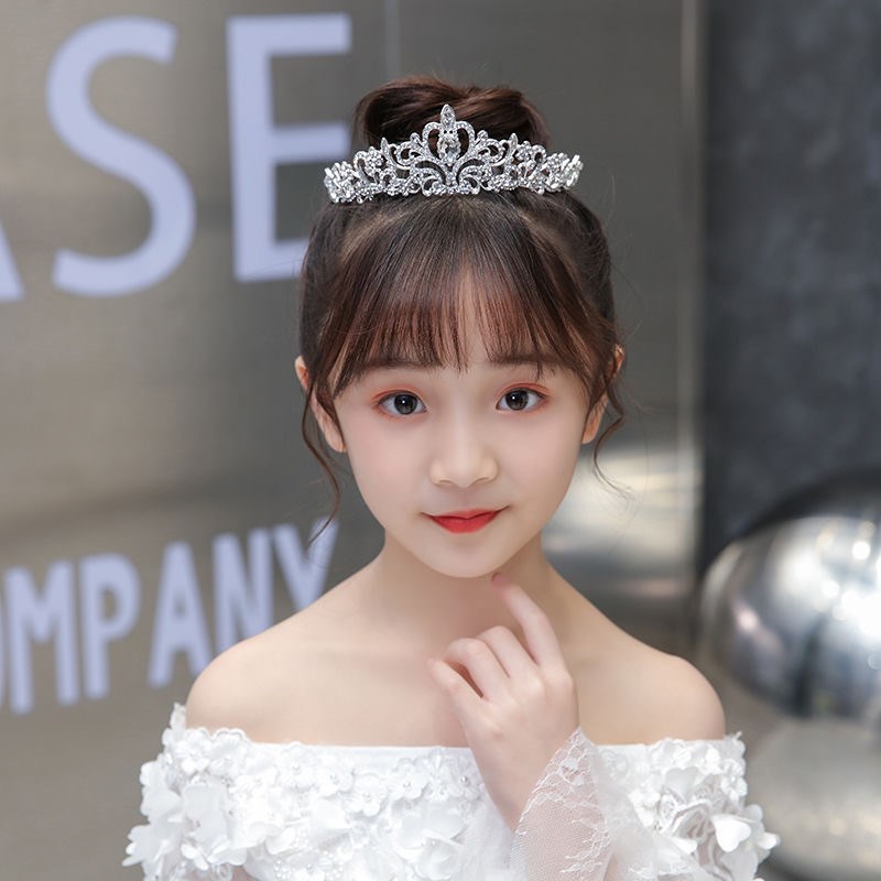儿童皇冠头饰公主气质发饰礼物女童生日周岁头箍宝宝王冠发箍发卡
