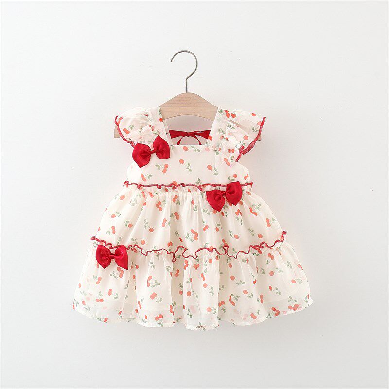 女童夏装2024新款吊带连衣裙儿童背心裙婴儿夏天小宝宝洋气裙子潮