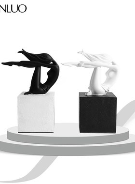 欧式创意舞蹈少女摆件简约家居客厅酒柜电视柜橱柜装饰品摆设礼物