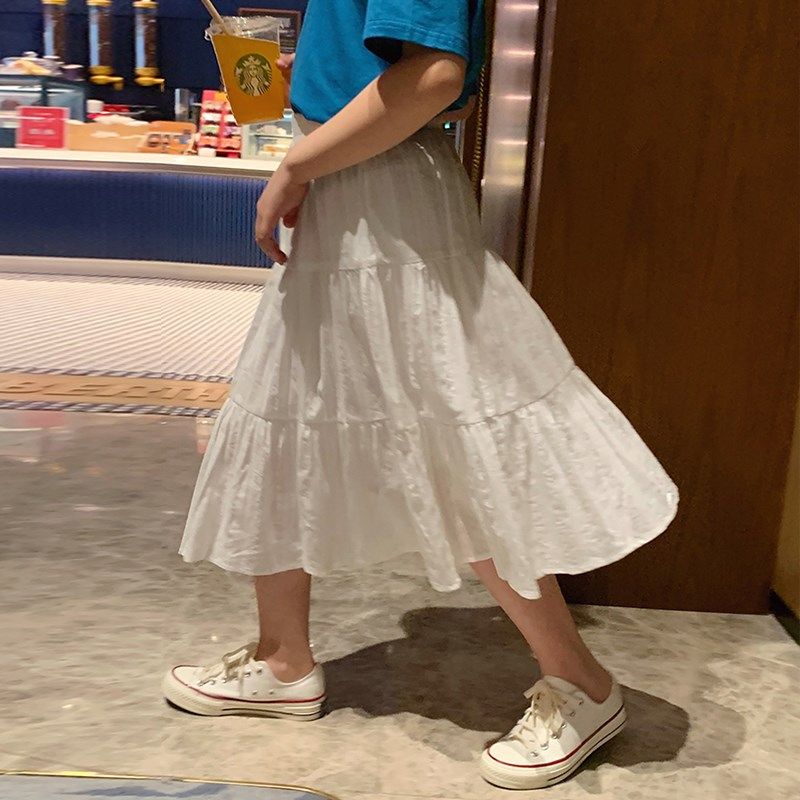 女童洋气半身裙2024夏装新款中大童女孩清新公主裙儿童收腰A字裙,童装/婴儿装/亲子装,半身裙,淘宝优惠券,粉丝福利购,淘宝优惠卷