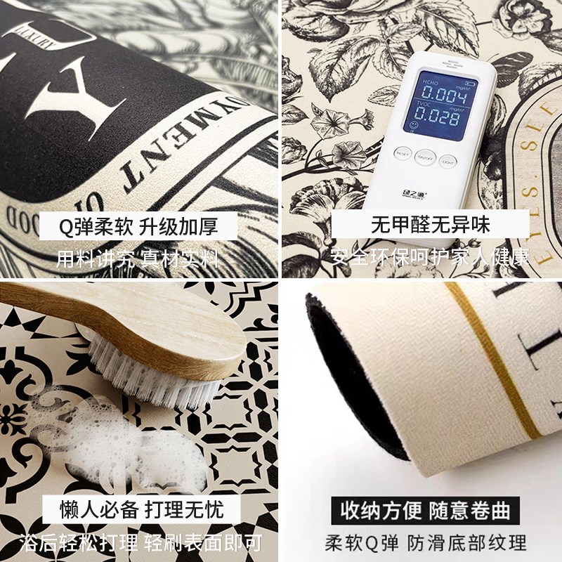 小清新花朵硅藻泥吧台沥水垫水槽碗筷吸水垫子厨房隔热台面保护垫