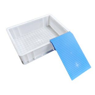 乌龟晒台沙盘带爬梯板产蛋箱沙池箱产蛋池冬眠盒产蛋网格家用爬台