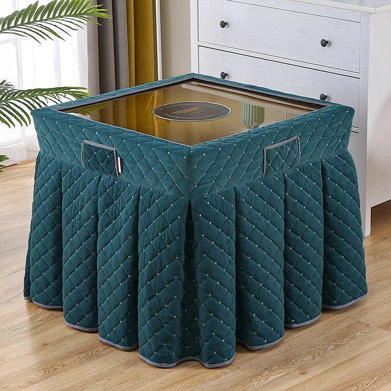 新款磨毛欧式桌子罩电炉桌布罩正方形茶几取暖罩麻将机烤火围罩,居家布艺,烤火罩,淘宝优惠券,粉丝福利购,淘宝优惠卷