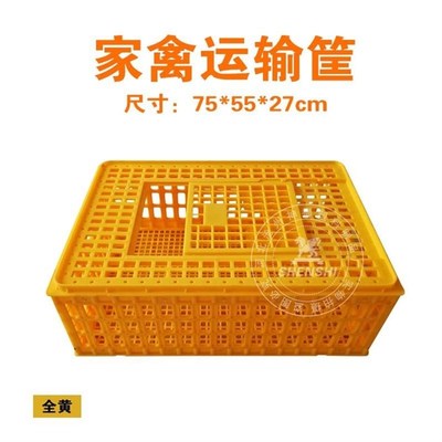 大容量鹌鹑装运坚固肉鸽加强鸭子小鸡带门大棚栅栏家禽周转箱框架