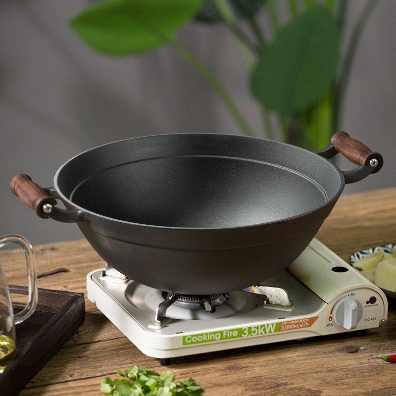 福之味窒化铁工艺生锈铸铁炒锅加厚加深无涂层更,厨房/烹饪用具,炒锅,淘宝优惠券,粉丝福利购,淘宝优惠卷