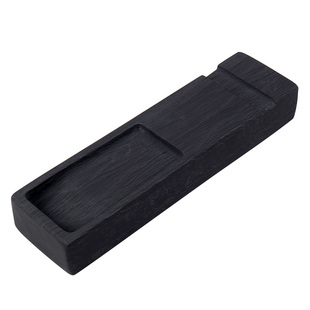 石头砚台抄经镇尺砚台石砚台笔搁歙砚水波纹砚台小楷纸石镇