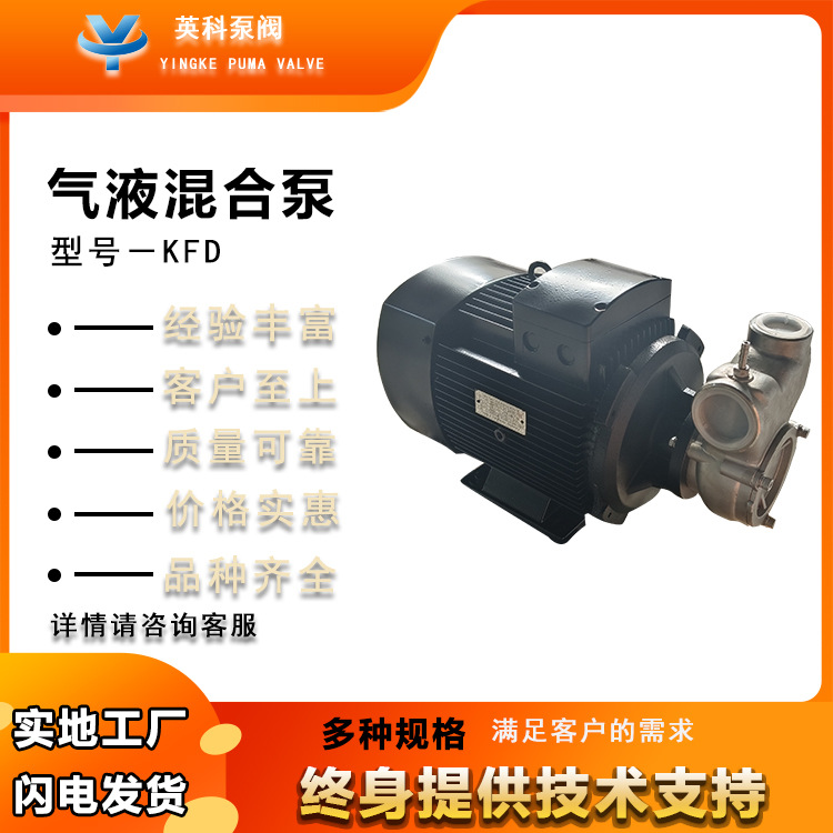 海水用气液混合泵水处理3kw微型臭氧耐腐蚀40KFD-6单相溶气泵防爆