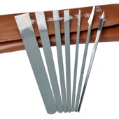 天艺扬州三把刀真锋钢锯条专业修脚刀7件套装 美甲修甲去老皮工具