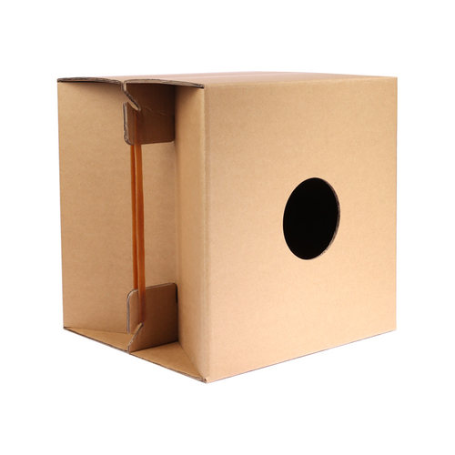 儿童卡宏箱鼓diy绘画便携式坐鼓纸箱打击乐器幼儿园拍手鼓卡洪鼓