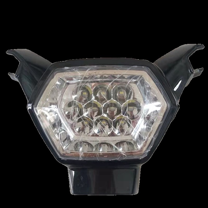 电动车灯休闲三轮大灯总成仪表48V60V灯箱前壳颜色定制通用载重王