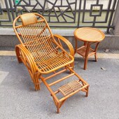 藤椅摇椅大人躺椅阳台客厅家用老人休闲午睡藤编摇摇椅躺椅成人椅