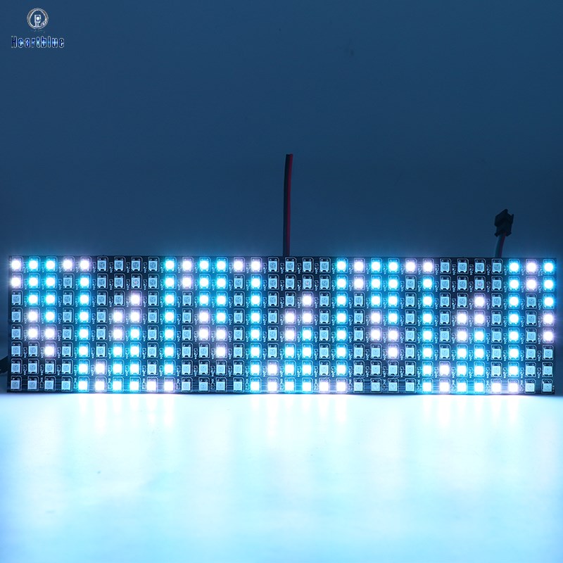 led灯柔性全彩像素屏ws2812 低压12v柔性家用氛围灯可编程显示屏